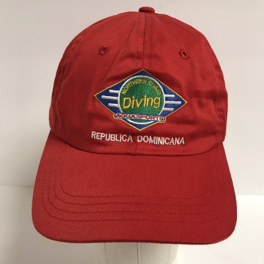 Northern Coast Diving Republica Dominicana Red Adjustable Hat